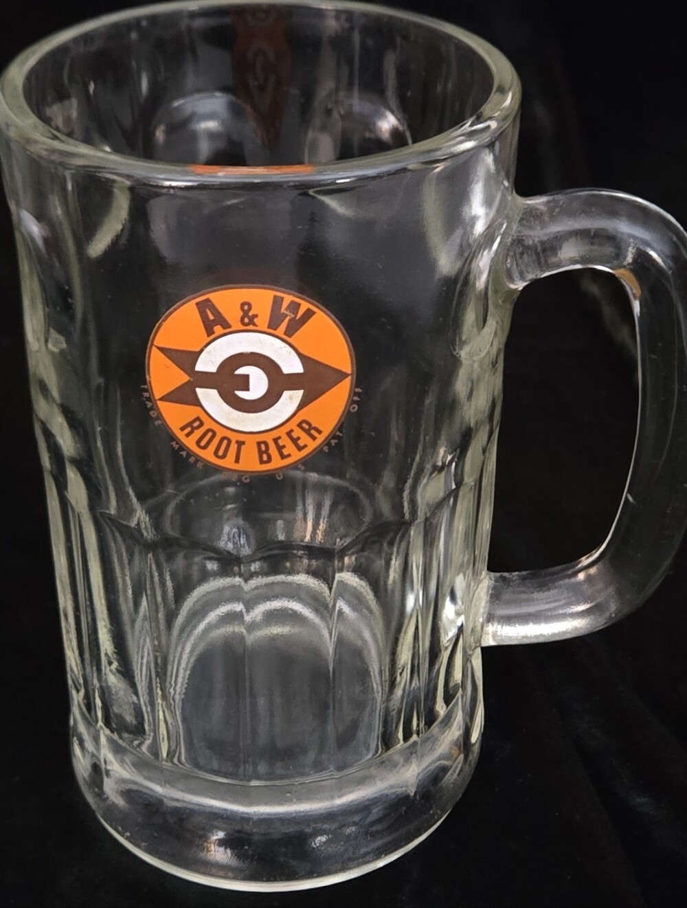 Vintage A&W Root Beer Heavy Glass Mug Beer Stein Soda Fountain Restaurant Mug